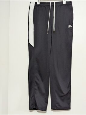 Umbro Black Track Pants with White Accent